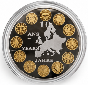 10 Jahre Euro Gedenkmünze