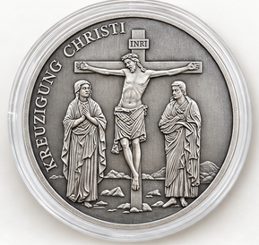 Gedenkmünze Kreuzigung Christi